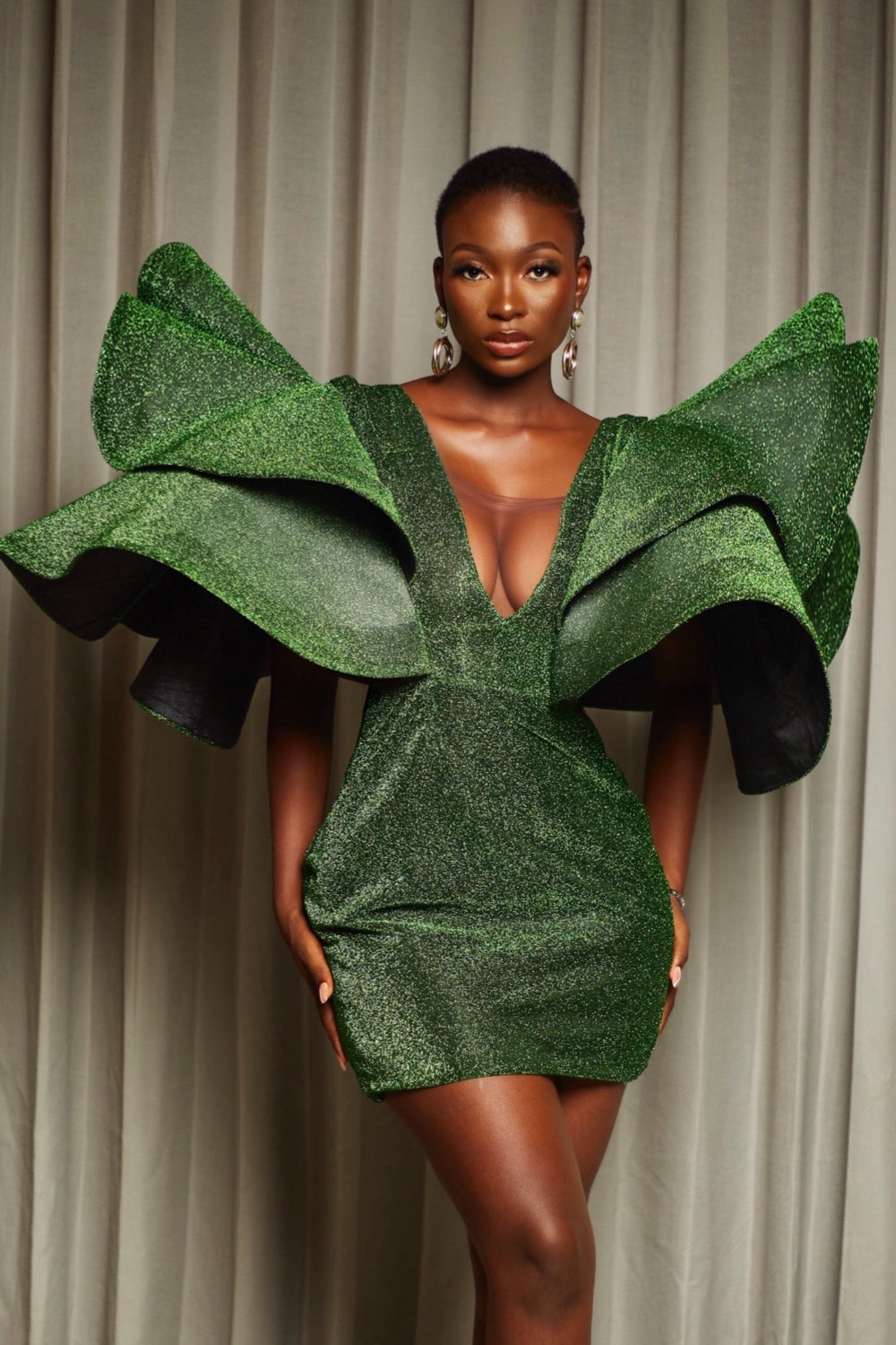 White Ruffle Tight Dress Zapaka Women Glitter Dark Green Tight Homecoming Dress With Tiered Ruffles V White Ruffle Tight Dress Zapaka Women Glitter Dark Green Tight Homecoming Dress With Tiered Ruffles V