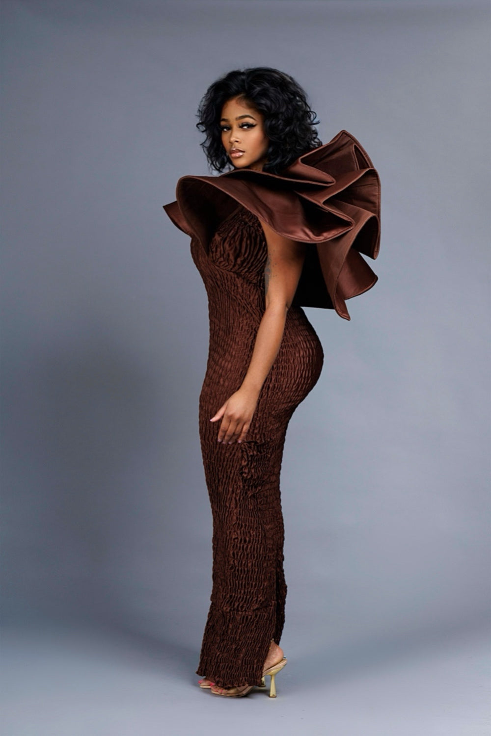 DÈSIRA BROWN DRESS